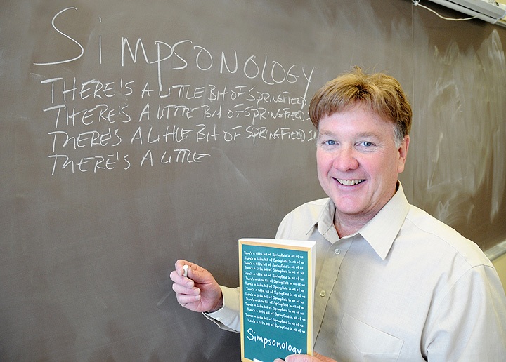Professor's book to draw lessons from 'Simpsons'